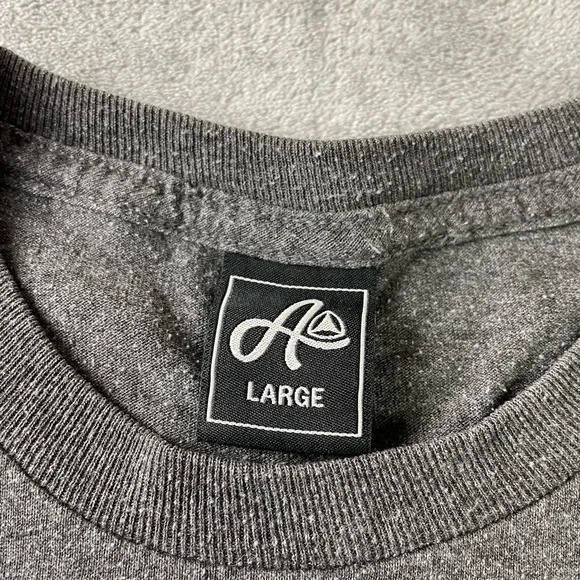 Active Ride Shop 89 T Shirt Mens Large Gray Logo Graphic Skate Surf Skater Vtg - Picture 5 of 10